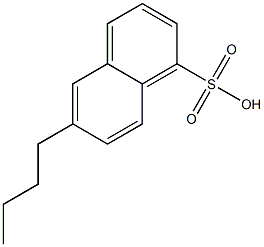 6-Butyl-1-naphthalenesulfonic acid Structure