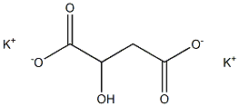 (+)-D-Malic acid dipotassium salt Structure