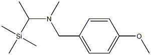 N-Methyl-N-(1-trimethylsilylethyl)-4-methoxybenzylamine Structure