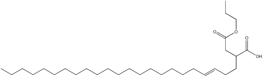 2-(3-Tricosenyl)succinic acid 1-hydrogen 4-propyl ester 구조식 이미지