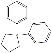 1,1-Diphenyltetrahydro-1H-phosphole 1-ium Structure