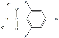 2,4,6-Tribromophenylphosphonic acid dipotassium salt Structure