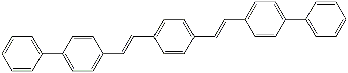 4,4''-[p-Phenylenebis[(E)-ethene-2,1-diyl]]bisbiphenyl 구조식 이미지