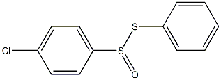 4-Chlorobenzenesulfinothioic acid S-phenyl ester 구조식 이미지