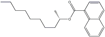 (+)-1-Naphthalenecarboxylic acid [(S)-1-methylnonyl] ester Structure