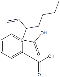 (-)-Phthalic acid hydrogen 1-[(R)-1-heptene-3-yl] ester 구조식 이미지