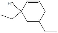 1,5-Diethyl-2-cyclohexen-1-ol Structure