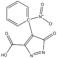 1-Nitrophenyl-3-carboxy-5-pyrazolone 구조식 이미지