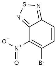 4-Nitro-5-bromo-2,1,3-benzothiadiazole 구조식 이미지
