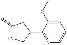 4-(3-Methoxy-2-pyridinyl)pyrrolidin-2-one 구조식 이미지