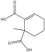 1,4,5,6-Tetrahydro-1-methylphthalic acid Structure