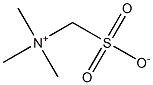 N,N,N-Trimethylsulfonatomethanaminium 구조식 이미지