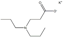 3-(Dipropylamino)propionic acid potassium salt Structure