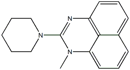 1-Methyl-2-piperidino-1H-perimidine Structure