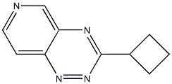 3-Cyclobutylpyrido[3,4-e]-1,2,4-triazine 구조식 이미지