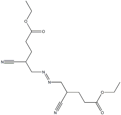 5,5'-Azobis(4-cyanovaleric acid)diethyl ester Structure