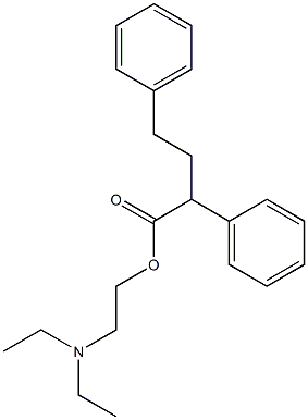 2,4-Diphenylbutyric acid 2-(diethylamino)ethyl ester 구조식 이미지