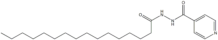 1-[(4-Pyridinyl)carbonyl]-2-palmitoylhydrazine Structure