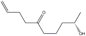 (S)-9-Hydroxy-1-decen-5-one Structure