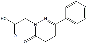 3-Phenyl-5,6-dihydro-6-oxopyridazine-1(4H)-acetic acid 구조식 이미지