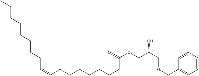 [R,(-)]-3-O-Benzyl-1-O-oleoyl-D-glycerol 구조식 이미지