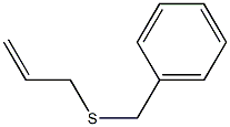 Benzyl 2-propenyl sulfide Structure