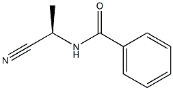 (+)-N-[(R)-1-Cyanoethyl]benzamide Structure