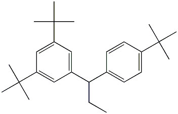 1-(3,5-Di-tert-butylphenyl)-1-(4-tert-butylphenyl)propane Structure