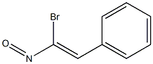 (2-Bromo-2-nitrosoethenyl)benzene 구조식 이미지