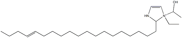 1-Ethyl-1-(1-hydroxyethyl)-2-(15-nonadecenyl)-4-imidazoline-1-ium 구조식 이미지