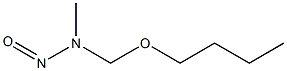 N-Butoxymethyl-N-nitrosomethylamine Structure