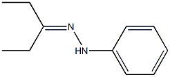 1-Phenyl-2-(pentan-3-ylidene)hydrazine 구조식 이미지