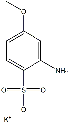 2-Amino-4-methoxybenzenesulfonic acid potassium salt 구조식 이미지