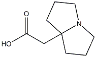 (1-Azabicyclo[3.3.0]octan-5-yl)acetic acid 구조식 이미지