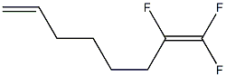 1,1,2-Trifluoro-1,7-octadiene Structure