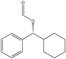 (+)-Formic acid (R)-phenylcyclohexylmethyl ester 구조식 이미지