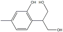 p-Mentha-1,3,5-triene-3,9,10-triol Structure