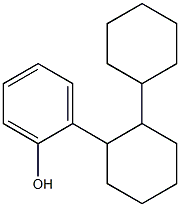 2-(2-Cyclohexylcyclohexyl)phenol 구조식 이미지