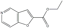 Furo[3,2-c]pyridine-2-carboxylic acid ethyl ester 구조식 이미지