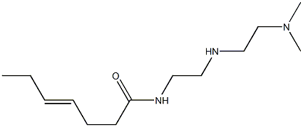 N-[2-[2-(Dimethylamino)ethylamino]ethyl]-4-heptenamide Structure