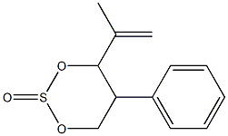 4-(1-Methylvinyl)-5-phenyl-1,3,2-dioxathiane 2-oxide Structure