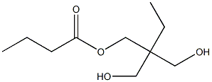 Butyric acid 2,2-bis(hydroxymethyl)butyl ester Structure