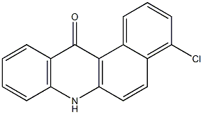 4-Chlorobenz[a]acridin-12(7H)-one 구조식 이미지