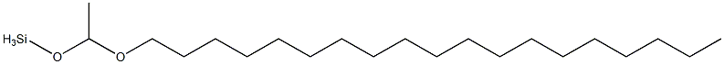 [1-(Nonadecyloxy)ethoxy]silane Structure