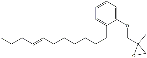 2-(7-Undecenyl)phenyl 2-methylglycidyl ether 구조식 이미지