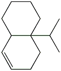 1,2,3,4,4a,5,6,8a-Octahydro-4a-isopropylnaphthalene 구조식 이미지