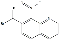 8-Nitro-7-dibromomethylquinoline 구조식 이미지