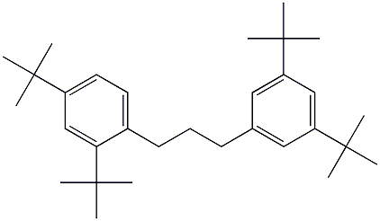 1-(2,4-Di-tert-butylphenyl)-3-(3,5-di-tert-butylphenyl)propane 구조식 이미지