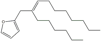 2-[(E)-2-Hexyl-2-decenyl]furan 구조식 이미지