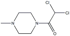 2,2-Dichloro-1-(4-methyl-1-piperazinyl)ethanone Structure